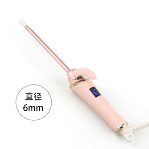 Mini fer à friser à température réglable pour femmes, <span class=keywords><strong>petit</strong></span> fer à friser pour cheveux, machine à friser instantanée à brancher, fer à friser chauffant instantanément - Product Image 2