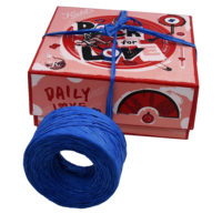 Cordon torsadé biodégradable de couleur naturelle avec un diamètre de 0,3 cm à 0,8 cm, spécifications personnalisées pour l'emballage cadeau et les décorations
