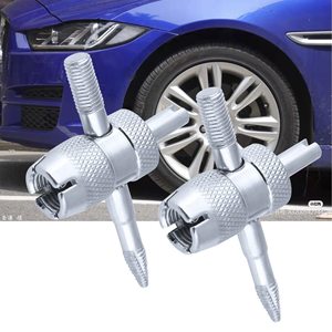 Four In One <b>Tire</b> <b>Valve</b> Core <b>Tool</b> Car <b>Tire</b> Repair Wrench With Screwdriver And Deflation Switch For Automotive Use - Product Image 1