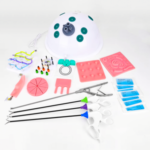 กล่องเครื่องมือฝึกจำลองกล้องส่องผ่านกล้องพร้อมเครื่องมือส่องกล้อง4ชิ้น - Product Image 1