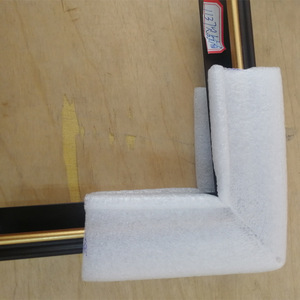 L-Shaped Epe Foam <b>Corner</b> <b>Protector</b> White For Photo Frame Furniture Packaging Right Angle Edge Guard - Product Image 1