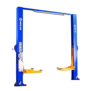 Harga pabrik 4/5/6/7/8 Ton mobil Gantry Lift Manual Unlock mobil <span class=keywords><strong>Hoist</strong></span> lantai bening dua tiang mesin Angkat Mobil - Product Image 1