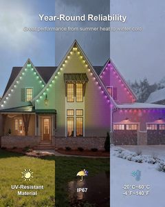 Rgbw 48V <b>Jellyfish</b> Pixel Point <b>Light</b> UCS2904 Outdoor Waterproof Rgbic Permanent Christmas Holiday Lighting - Product Image 2