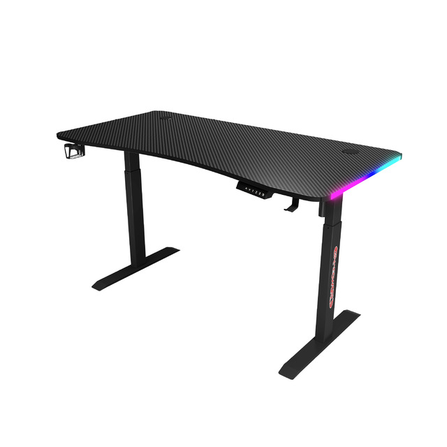 Direct Manufacturer Rectangular Smart Electric Height-adjustable RGB Gaming Desks Cross-border Functionality Model Y010