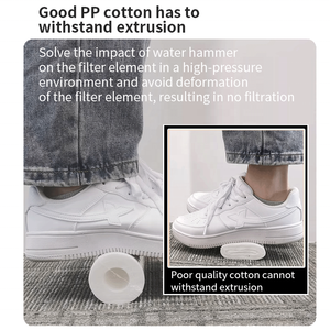 Ensemble de filtres pour purificateur d'eau domestique à cinq étages, cartouche filtrante à eau en une seule pièce PP/PAC/CTO/UF/T33 - Product Image 6