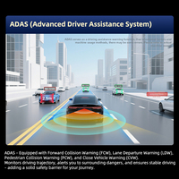 Cámara para Vehículo con Servicio OEM, 4G, ADAS, DMS, LTE, Sensor G, Monitoreo Remoto, Modelo A800 con GPS Frontal y Trasero, 1080P, Tarjeta SIM