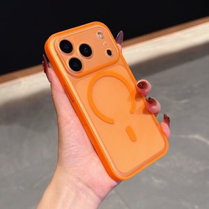 เคสโทรศัพท์มือถือแบบแม่เหล็กด้าน <span class=keywords><strong>โปร</strong></span>่งแสง สำหรับ <span class=keywords><strong>iPhone</strong></span> 17 16 <span class=keywords><strong>Pro</strong></span> <span class=keywords><strong>Max</strong></span> พร้อมปุ่มสัมผัสกล้อง AI ป้องกันแรงกระแทก ขายส่ง - Product Image 1
