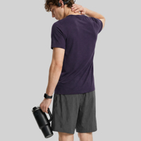 T-shirt de sport léger à manches courtes pour jeunes, couleur unie, séchage rapide, style streetwear d'été, personnalisable avec logo OEM et export en gros