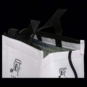 Sac isotherme personnalisé en gros, sac à déjeuner en PP non tissé thermocollé pour snack-bar, plats à emporter – économique et pratique - Product Image 2