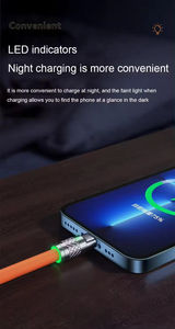 <span class=keywords><strong>Cable</strong></span> <span class=keywords><strong>de</strong></span> carga 2025 120W 3 en 1 Versátil Cobre puro Interior Aleación <span class=keywords><strong>de</strong></span> zinc Fuera <span class=keywords><strong>de</strong></span> un imprescindible para los amantes <span class=keywords><strong>de</strong></span> la carga rápida - Product Image 6