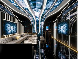 بيع بالجملة شرائط حفلات جدارية للحفلات أثاث النادي طاولة غرفة KTV أريكة ملهى ليلي ديكور النرجيلة - Product Image 3