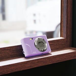 กล้องพกพา HD จอคู่ ขายดี สำหรับนักเรียน เด็ก ถ่ายภาพ 48MP วิดีโอความละเอียด 1080P 720P ซูมดิจิตอล 16 เท่า - Product Image 1