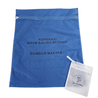 Sacs de lavage en maille de polyester bleu, paniers à linge en filet grossier, sacs à linge pour machines à laver, sacs en maille pour soutien-gorge