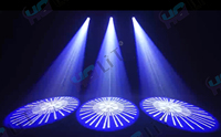 Luz Móvil LED 300W Beam Spot Wash BSW 3 en 1, Blanca, Zoom 3-30, 8 Gobos Giratorios, Control DMX512, Clasificación IP33 para Eventos Escénicos
