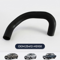 Tuyau en caoutchouc inférieur de radiateur 25412-H5100 pour Hyundai Accent Solaris Kia Rio 2017-2022, tuyau d'eau du système de refroidissement, pièces automobiles