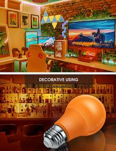 LOHAS 5W E26 Base <span class=keywords><strong>LED</strong></span> Bombilla naranja Interior Decorativo Fiesta de Navidad Luces LOHAS Bombilla naranja - Product Image 4