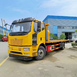 FAW 4x2 8Ton Diesel <b>Flatbed</b> Towing Wrecker <b>Truck</b> 10 Ton Road Wrecker <b>Truck</b> for Vehicle Rescue - Product Image 3
