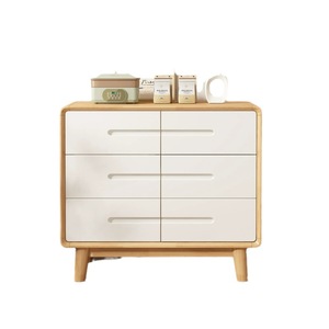 Nordic Solid Wood Chest Of <b>Drawers</b> <b>6</b> <b>Drawer</b> Minimalist Storage Cabinet Bedroom Living Room Furniture - Product Image 5