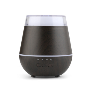 Último nuevo humidificador eléctrico ultrasónico de grano de madera, difusor de aceites esenciales, máquina de difusor de aroma de coche OEM - Product Image 1