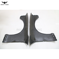 Guardabarros Delantero de Fibra de Carbono Real para Dodge Challenger Hellcat 2015-2018, Mejora al Estilo S-RT, Kit de Carrocería, Accesorios para Automóviles