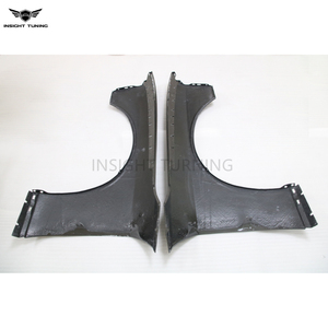 Guardabarros Delantero de Fibra de Carbono Real para <span class=keywords><strong>Dodge</strong></span> Challenger <span class=keywords><strong>Hellcat</strong></span> 2015-2018, Mejora al Estilo S-RT, Kit de Carrocería, Accesorios para Automóviles - Product Image 3