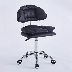 <b>Bar</b> Chair Lift Chair Home Hairdressing Barber Beauty Stool Home Office Removable Double Deck <b>Table</b> Cushion Rotating Chair - Product Image 1