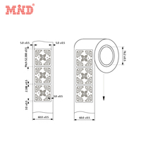 Access Factory M4QT chip UHF Température RFID passive H47 label Tag pour la gestion de la chaîne d'approvisionnement du froid