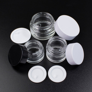 Frascos de Vidrio de Alta Calidad de 5g, 10g, 15g, 30g, 50g, Transparentes, Mate, Negros, Blancos, para Mantener los Extractos Frescos, a Prueba de Niños - Product Image 2