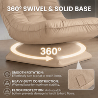 Chaise longue ergonomique pliable en tissu rembourré, confortable pour salon, design moderne, pour usage hôtelier, marque ODM