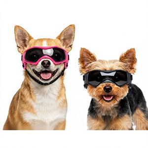 Nouvelles lunettes de soleil et lunettes de protection anti-UV <span class=keywords><strong>pour</strong></span> chiens et chats avec verres en PC et monture en silicone <span class=keywords><strong>pour</strong></span> toutes les saisons - Product Image 1