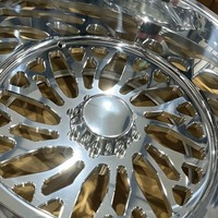 Jantes de camion monobloc de luxe polies de 20, 22, 24, 26, 28 pouces, 6*139.7, 6*135, 8*170, 8*180, 8*165.1, 5*127, à déport profond pour Silverado Tundra