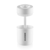 Humidificateur à ultrasons en plastique coloré pour la maison et la voiture, alimentation USB 5V, fonctionnement silencieux 36dB, diffuseur d'arômes, garantie 1 an