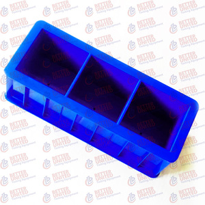 Molde de plástico de alta qualidade, forma de cubo de teste de concreto para bloco de concreto - Product Image 6