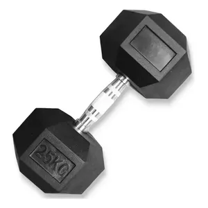 Infinity esagonale 25kg in ghisa Mancuerna Logo personalizzato attrezzature da palestra per le braccia Fitness per uso domestico - Product Image 3
