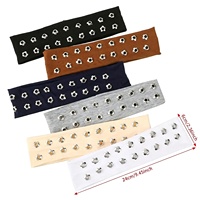 IFOND – Bandeau élastique large style punk avec fleur métallique, petit MOQ pour femmes et jeunes filles, idéal pour le quotidien et la mode urbaine