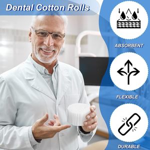 Rol gigi katun sekali pakai, <span class=keywords><strong>Dental</strong></span> penyerap tinggi direkomendasikan dokter gigi untuk merek Yalin - Product Image 4