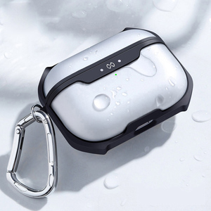 Pour <span class=keywords><strong>Airpods</strong></span> <span class=keywords><strong>Pro</strong></span> 2 Étui transparent de protection complet Compatible pour <span class=keywords><strong>Airpods</strong></span> Pro2 avec porte-clés - Product Image 2