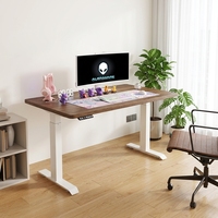 Bureau électrique à double moteur 1200 mm, réglable en hauteur, ergonomique, avec mémoire de position