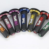Poignées de guidon de moto style Pro Taper, double densité, antidérapantes, en caoutchouc universel pour moto tout-terrain, motocross, pit bike, hors route