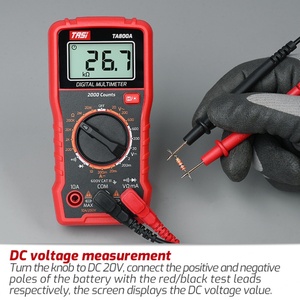 Multimètre numérique intelligent professionnel TASI TA800A/TA806A, 600V True RMS, testeur de tension numérique - Product Image 4