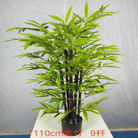 Arbres de bambou artificiel, 150cm, vente en gros, Simulation haute, feuilles de bambou avec Pot pour décoration intérieure et extérieure