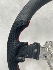Volante Personalizado de Fibra de Carbono Real para Subaru WRX STI 2015 2016 2017 2018 <span class=keywords><strong>2019</strong></span> 2020 - Product Image 3