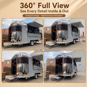 Hot Sale Catering Concession Trailer Hotdog <strong>Ice</strong> Cream Cart Fast Food Cart Mobile Bar Kitchen Food Truck Trailer - Product Image 2