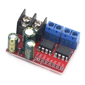 Yike Technology L298N H Bridge Remote Control 5A 3V-14V Dual DC Motor Drive Module tensione Reverse PWM Speed Regulation