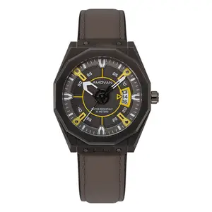 Mens Watches, t Fashion Complex surface Wrist Watch for Men Analog Date with Leather and TPU Strap