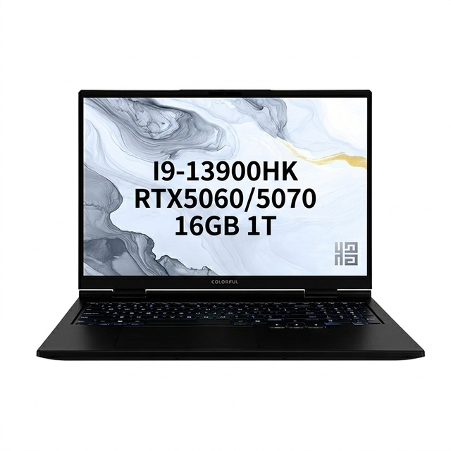 Brank NEW Gaming Laptop COLORFUL EVOL X16 I9-13900HK RTX5060/5070 16GB 1T Windows 11 180Hz GDDR7 RGB Backlit English Keyboard