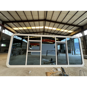 Spazio all'ingrosso capsula-stile prefabbricato cabina in acciaio portatile Mini cupola casa con <span class=keywords><strong>mobili</strong></span> per ville - Product Image 2