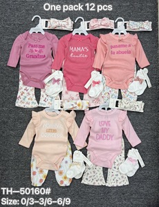 <span class=keywords><strong>Conjunto</strong></span> de Regalo de 4-7 Piezas de Mamelucos de Bebé de Algodón 100% con Estampado de Dibujos Animados <span class=keywords><strong>para</strong></span> Recién Nacidos de 0 a 9 Meses - Product Image 5