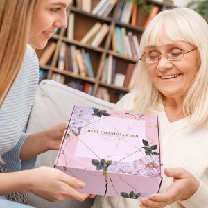 Caja de regalo de <span class=keywords><strong>feliz</strong></span> <span class=keywords><strong>cumpleaños</strong></span> para abuela de nieta, idea de Nieto, juego de regalo de Navidad para abuela, regalos de spa relajantes para mujer - Product Image 2