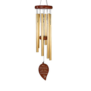 Campana de Viento de Metal Afinada, Instrumento de Sanación por Sonido, Tono Profundo para Meditación, Adorno Colgante para Exteriores, para Yoga, Spa y Terapia - Product Image 1